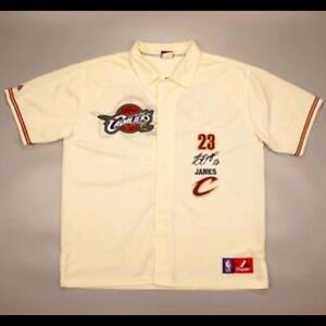 SOLD ON EBAY - NEW NBA LeBron James Baseball #23 Baseball Jersey Shirt - Size M